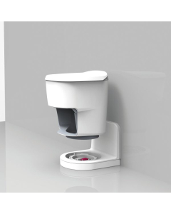 Toilet Clesana C1  L waterloze toilet met adaptor