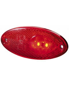 Hella Positielicht LED Rood Ovaal Inbouw