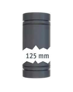 Buis 40 mm beide met O-ring 125 mm drainagesysteem GrauGELB® 40 mm