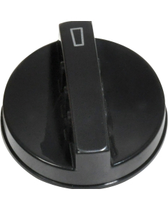 Draaiknopkeuzeschakelaar, zwart voor Dometic koelkasten RM 5310,5330,5380, RGE 2100