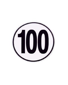 Sticker 100 km/u