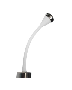 COB LED Flexi leeslamp - Soft-Touch, Wit 2.1A USB-aansluiting en schakelaar - 3.200 °K - 1.5W