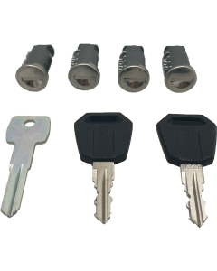 Thule One-Key System 4 cilinders 2 Sleutels
