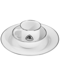 GSI Serviesset Emaille 3-Delig