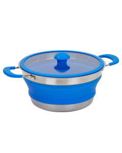 RVS siliconen pot, 4 ltr.