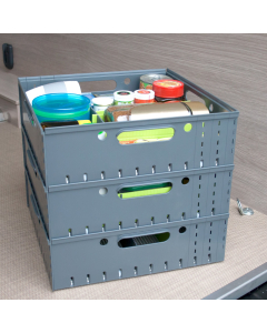 STAUTOWER 3er Set Stapelbare Stauboxen