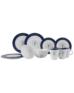 Servies  Set Blue Marlin 16-Delig