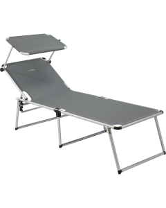 Zonnebed Malibu High, grijs