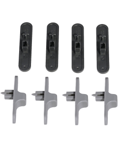 Knop en deksel, set van 4 voor Dometic RMD10.5S/XS en RML10.4S koelkasten