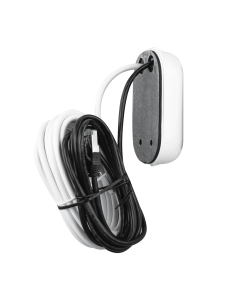 Satelliet-buitenstopcontact Twin, F- / RJ45, wit