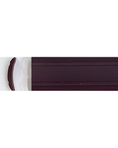 Lijstvuller uni 12 mm, 200 m, zwart-bruin, Hobby / Bürstner