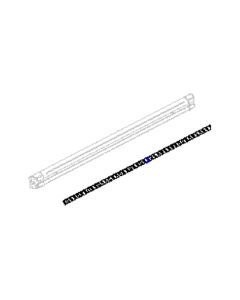 Thule Afdekprofiel 75cm t.b.v. Montagelijst Elite Van XT