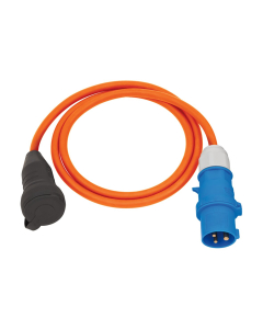 Brennenstuhl campingadapterkabel IP44 1,5m oranje