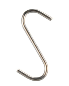 S-haken verchroomd