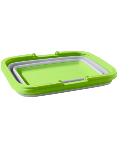 Brunner opvouwbare waskom Holdall, grijs/groen