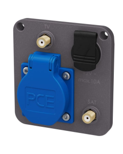 Reich multifunctioneel stopcontact SAT