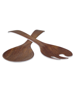 Saladeservers in houtlook