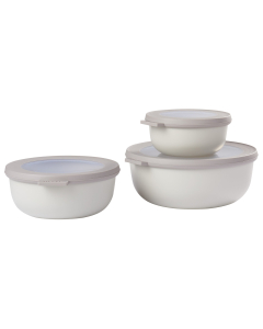 Mepal Kommenset Cirqula 3-Delig Wit