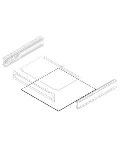 Onderste behuizingsplaat Thule Slide-Out 400 V18