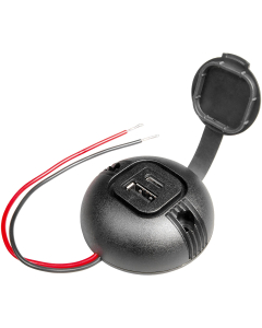 PROCAR dubbel opbouw stopcontact USB-C/USB-A rond
