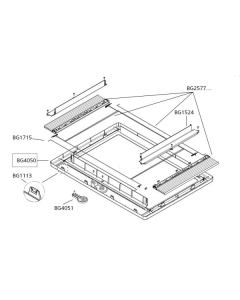 Seitz Midi Heki Style  Onderkader excl. Montagedelen Slingeruitvoering  (Nieuwe type)