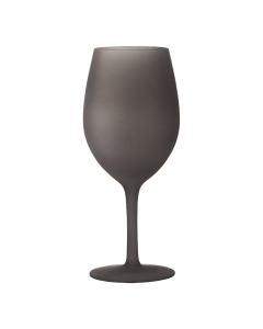 Bruin satijnen wijnglazen set