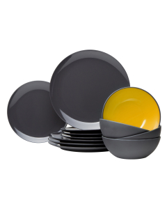 Gimex Serviesset Greyline Geel