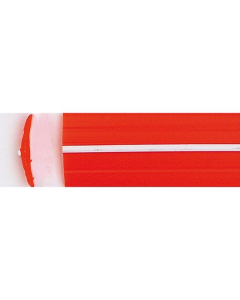 Inlegbies uni 12 mm, rol 200 m, rood-wit, voor Tabbert