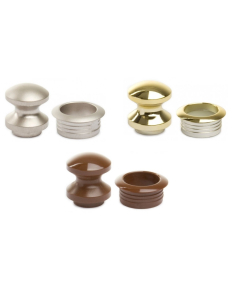 Hafele drukknop incl. rozet t.b.v. Mini Pushlock