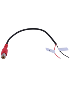 Adapter monitor, 2 open uiteinden naar RCA-aansluiting