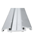 Afdeklijst Aluminium 34mm. Zilver