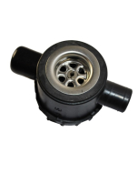 Reich Sifon 2-weg incl. stop en stalen zeef