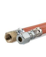 GOK Gasslang Universeel PVC 1/4'' Links x Snijring